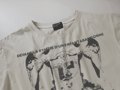 ENFANTS RICHES DÉPRIMÉS 'Enfant Abandonné' Printed Distressed T-Shirt