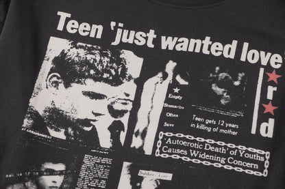 ENFANTS RICHES DÉPRIMÉS 'Teen Just Wanted Love' Long-Sleeve T-Shirt
