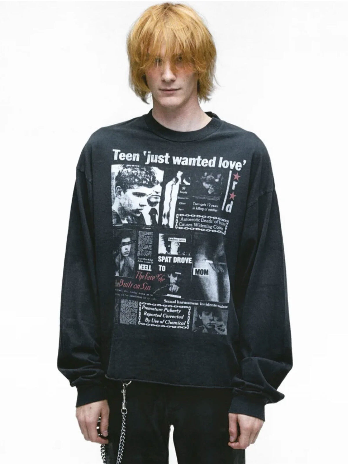 ENFANTS RICHES DÉPRIMÉS 'Teen Just Wanted Love' Long-Sleeve T-Shirt - Seldom Seen Styles