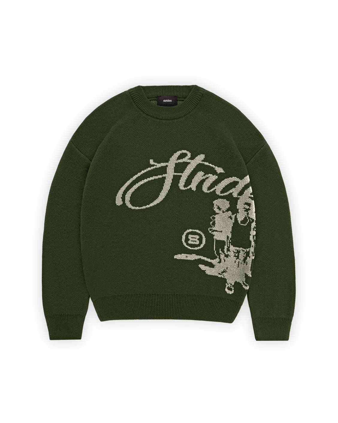 Echoes Knit Sweater Olive - Seldom Seen Styles