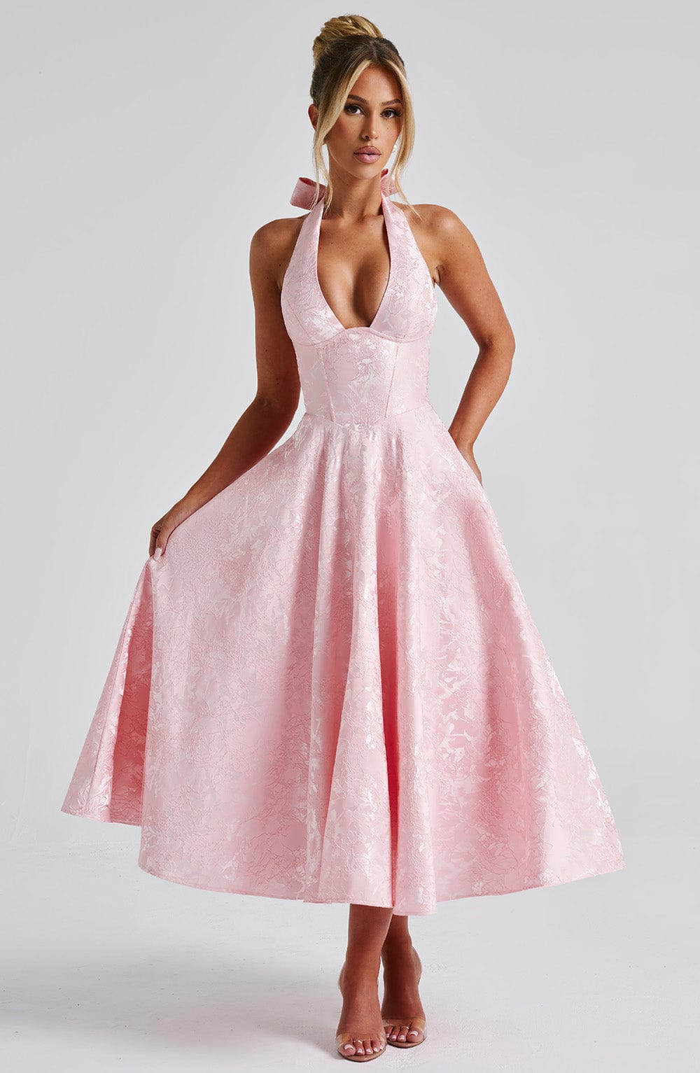 Effie Midi Dress - Blush - Seldom Seen Styles