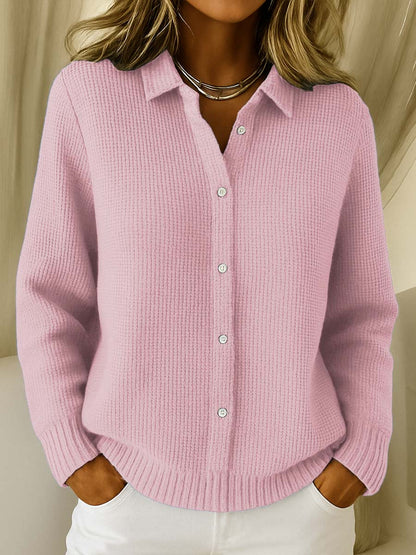 Elaine | Cardigan Boutonné Classique en Maille