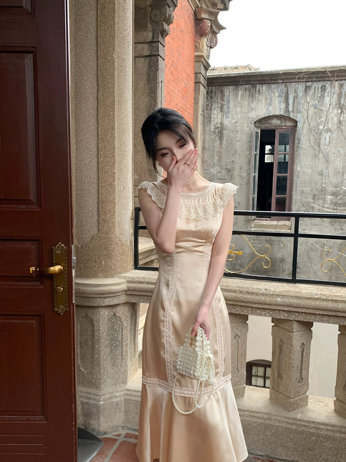 Elegant Sleeveless Midi Dress for Women – Slim Waist Minimalist Summer Long Dress - Seldom Seen Styles