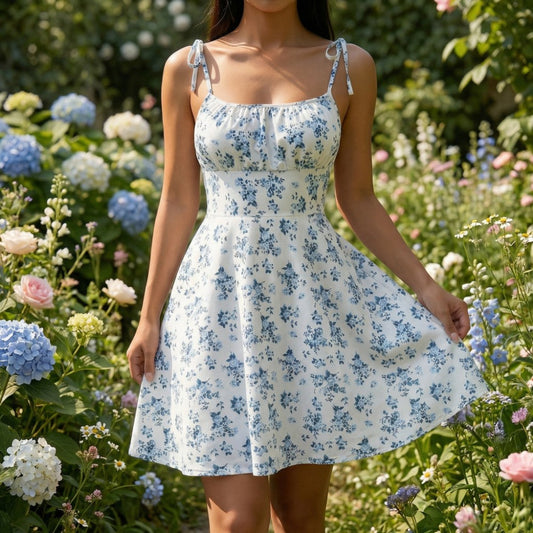 Eliana Floral Mini Sundress - Seldom Seen Styles