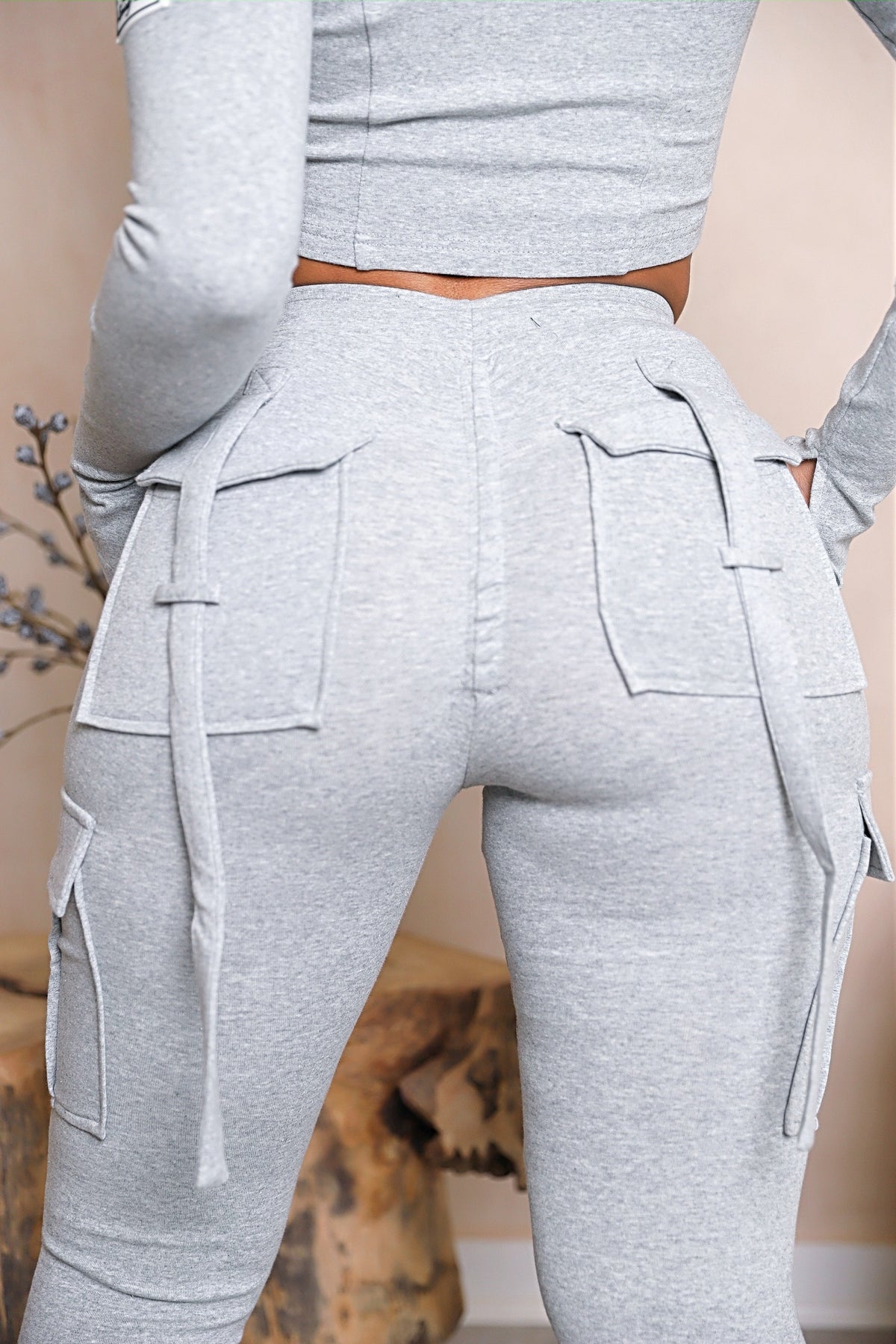 Ella Cargo Joggers - Grey - Seldom Seen Styles