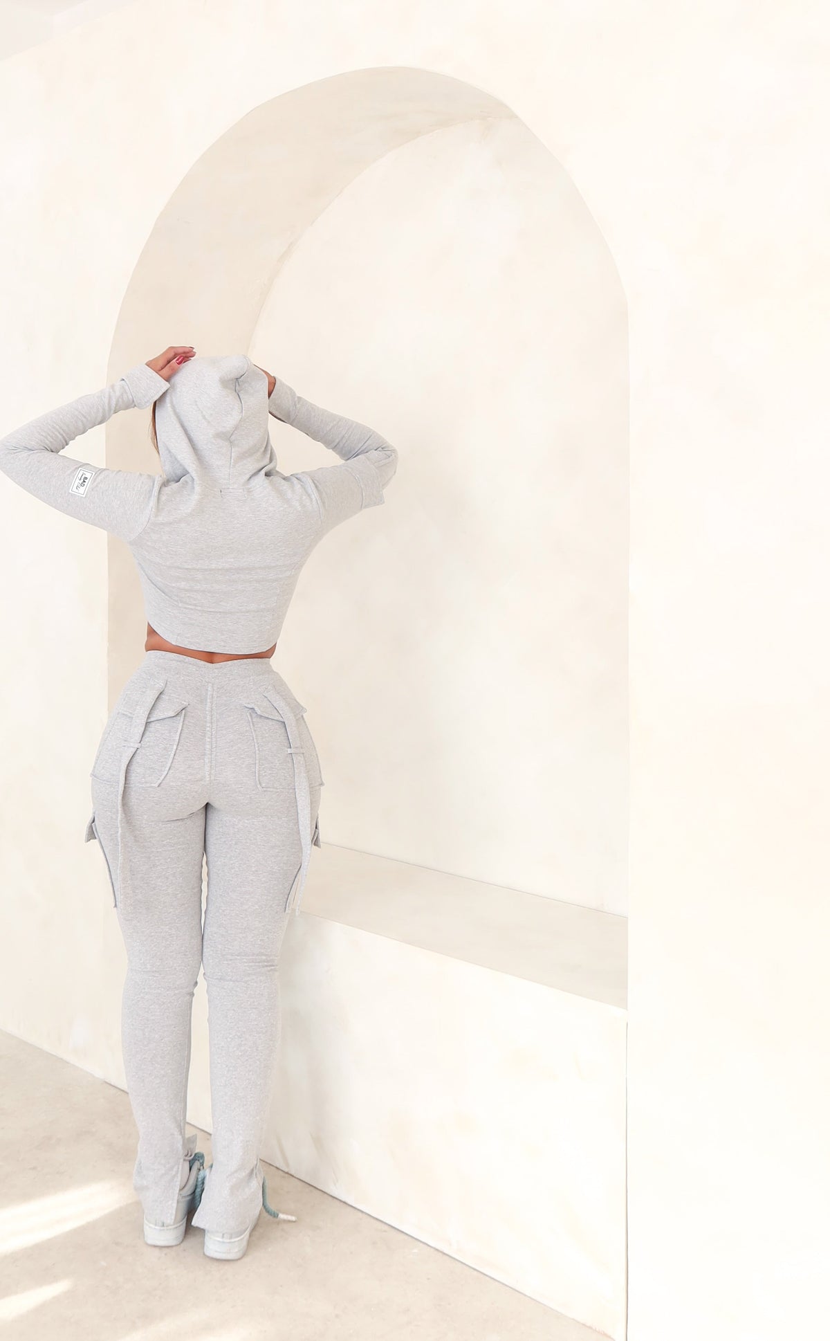 Ella Cargo Joggers - Grey - Seldom Seen Styles