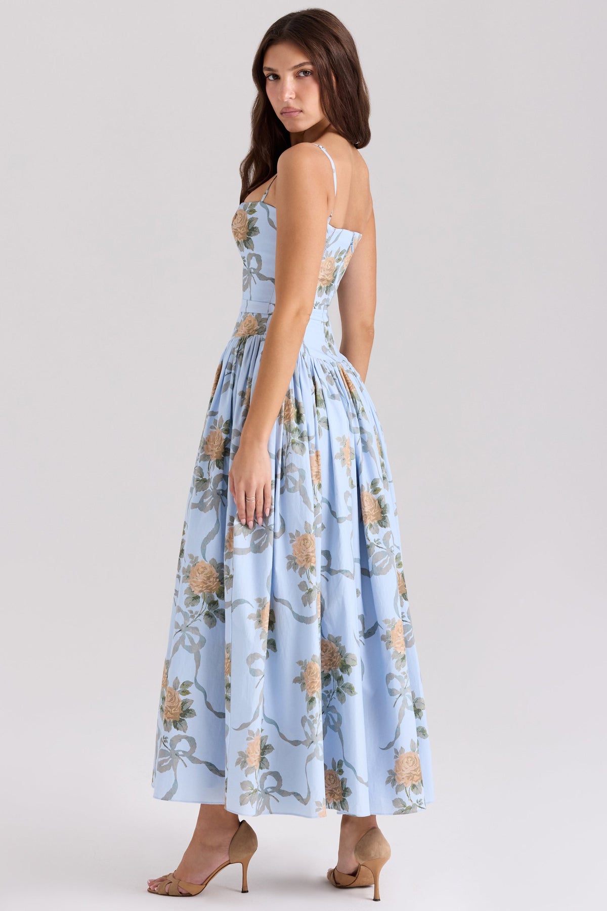 Elodie | Floral Corset Maxi Dress - Seldom Seen Styles