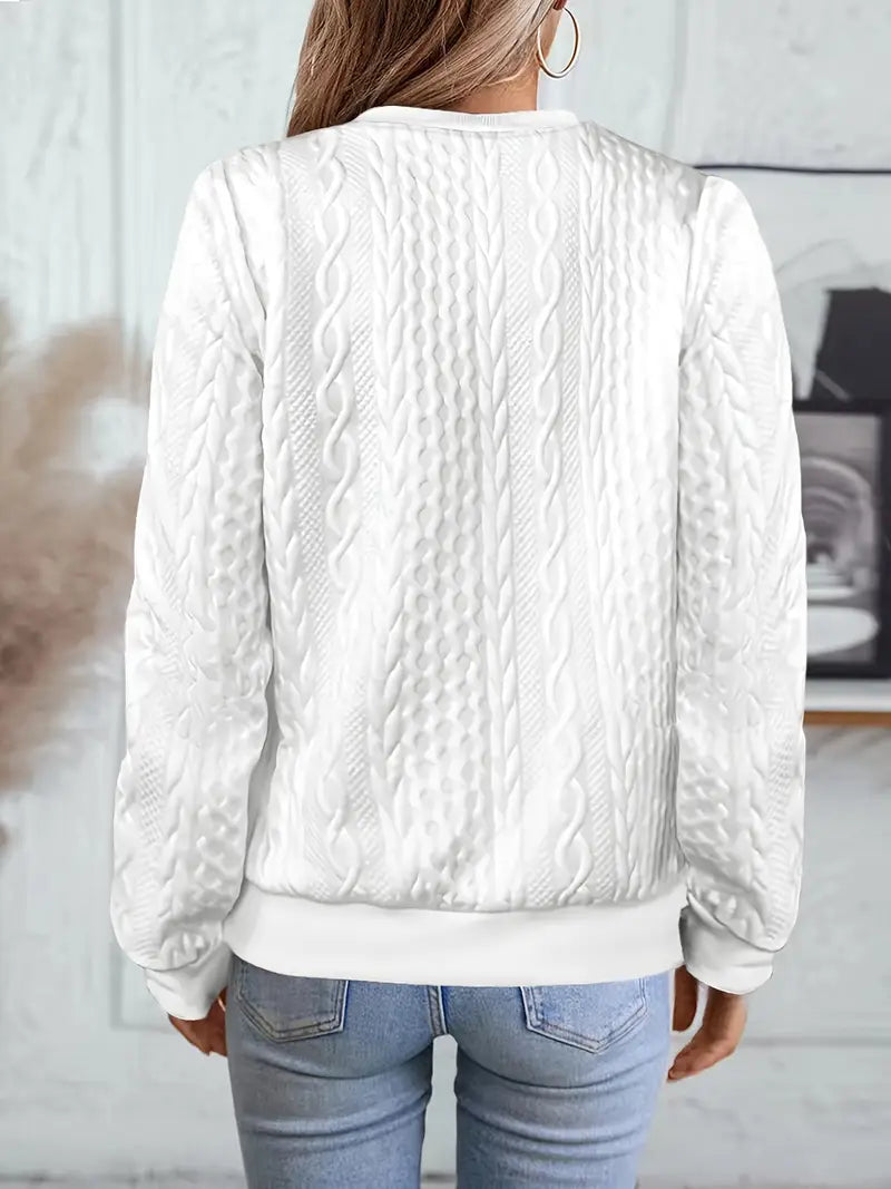 Elvarine | Textured Zip-Up Bomber Jacket - Seldom Seen Styles