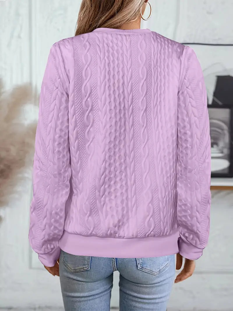 Elvarine | Textured Zip-Up Bomber Jacket - Seldom Seen Styles