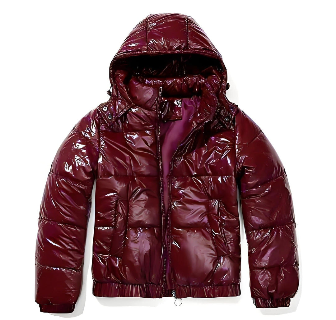 Elyora - Doudoune Shiny Womens Molly Sherpa Lined Puffer Jacket - Seldom Seen Styles