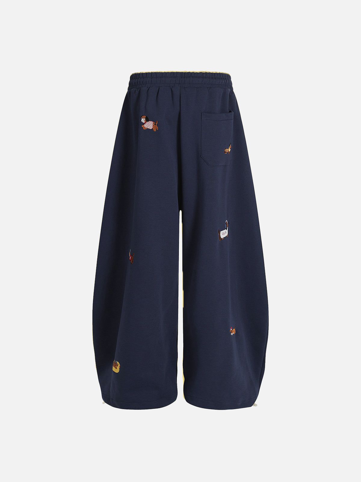 Embroidery Puppy Baggy Barrel Sweatpants - Seldom Seen Styles