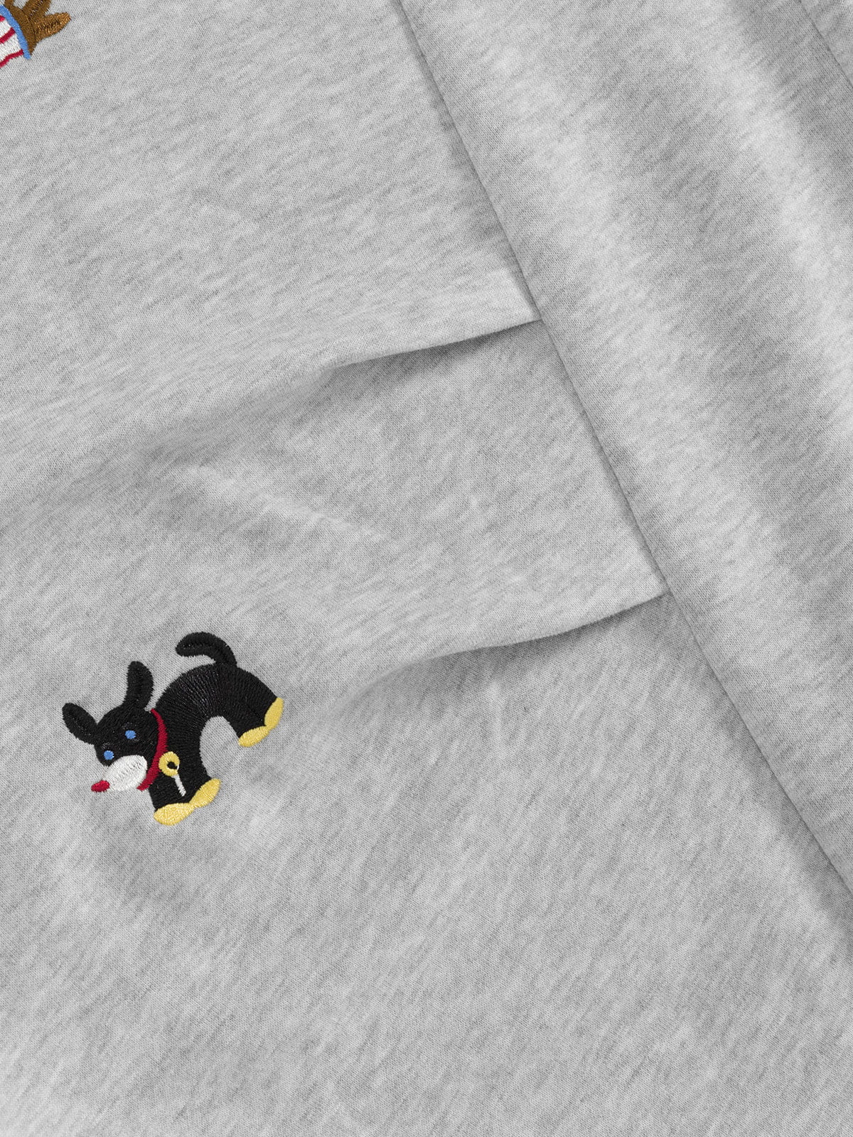 Embroidery Puppy Baggy Barrel Sweatpants - Seldom Seen Styles