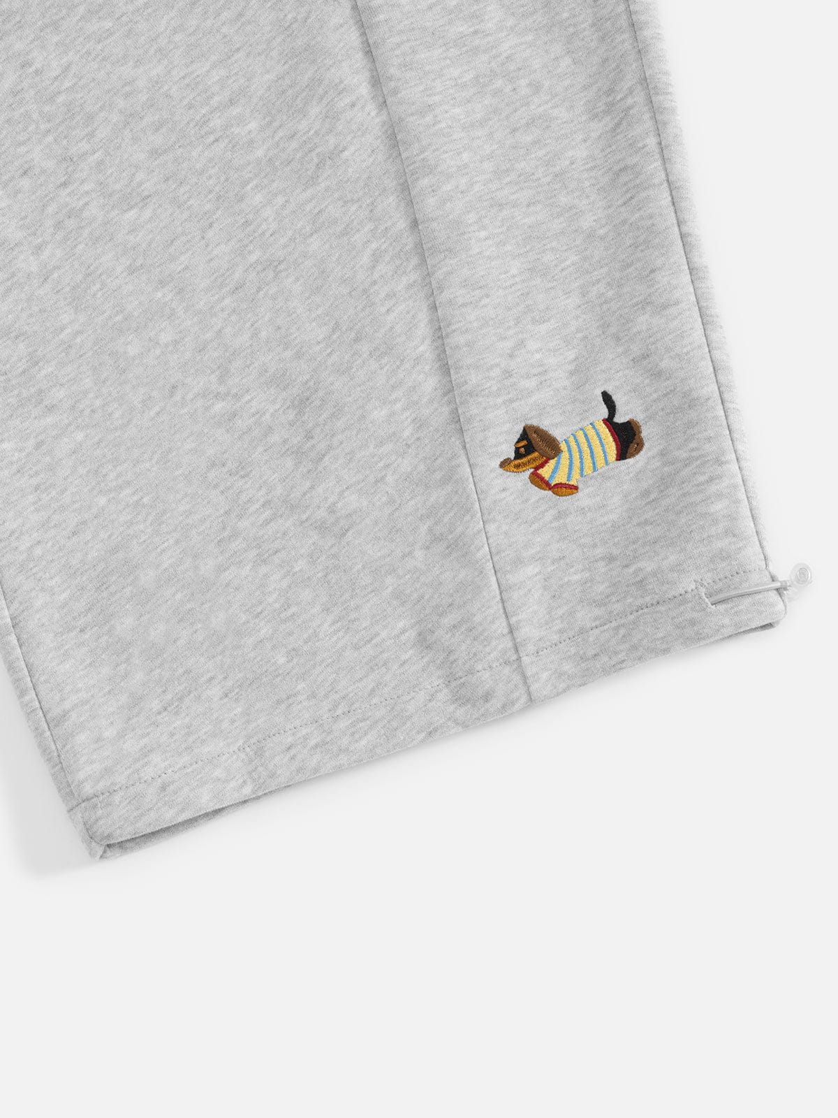 Embroidery Puppy Baggy Barrel Sweatpants - Seldom Seen Styles