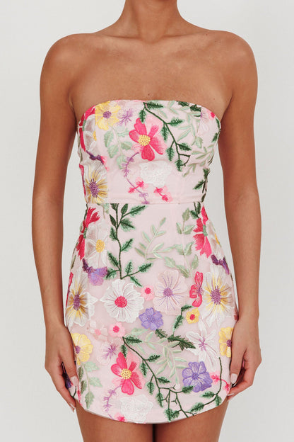 Mini-robe bustier multico Entrée dans la discussion