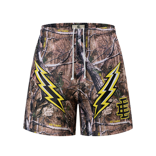 Eric Emanuel EE Basic Short 'Camo Bolt Yellow/Black' - Seldom Seen Styles