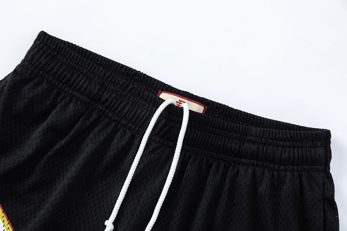 Eric Emanuel EE Basic Short 'EE Bolt Black/Red/Yellow' - Seldom Seen Styles