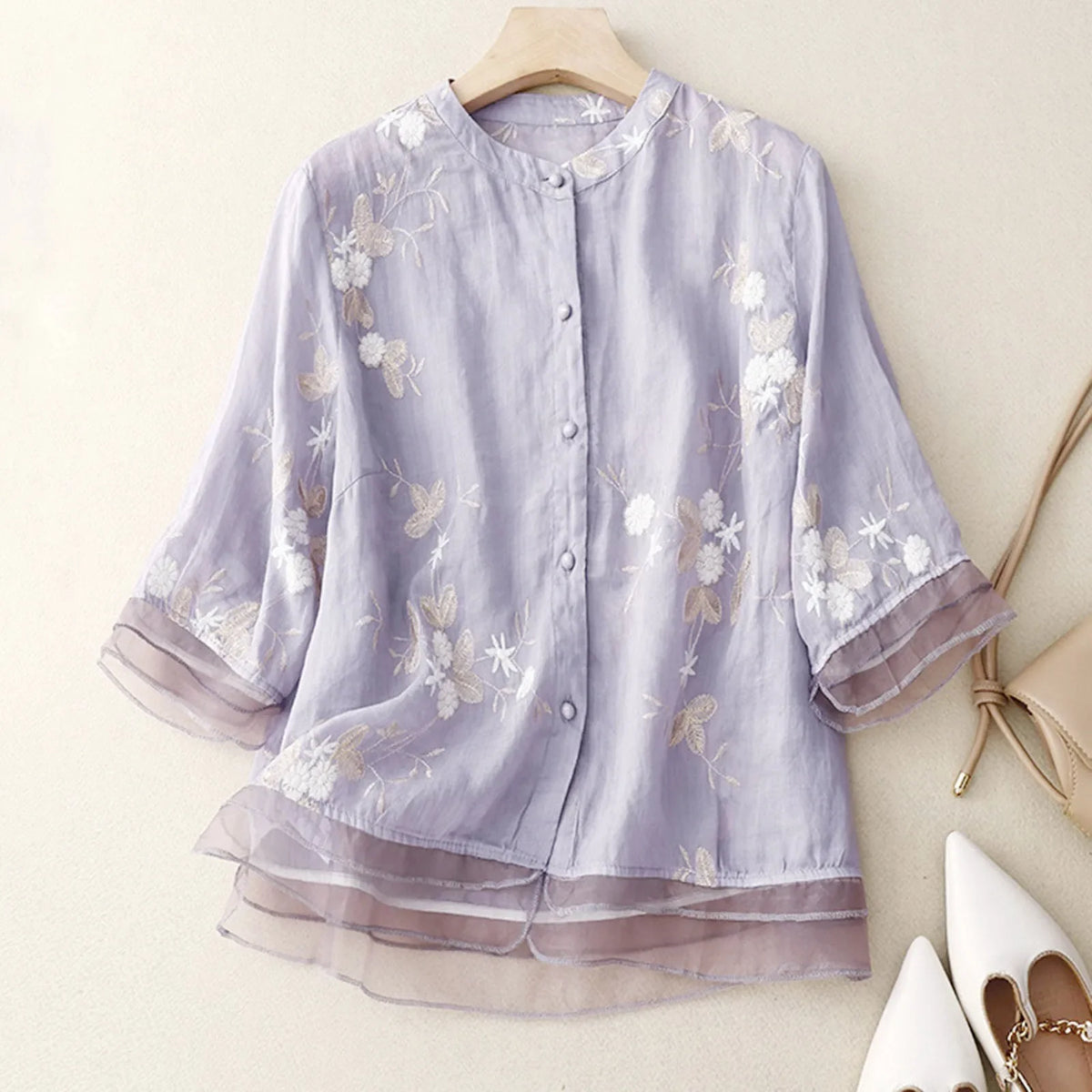 Evienne Cotton Blouse - Seldom Seen Styles