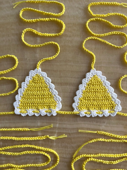 Modetrend handgehäkelte Bikini-Bademode Strand Sommer Fabrik Original Damenbekleidung