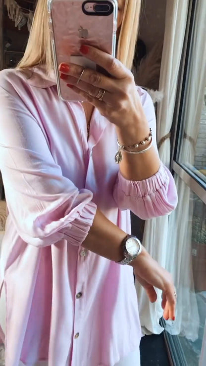Modische unifarbene Damen-Shirt-Oberteile, Freizeithosen