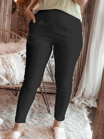 Modische unifarbene Damen-Shirt-Oberteile, Freizeithosen