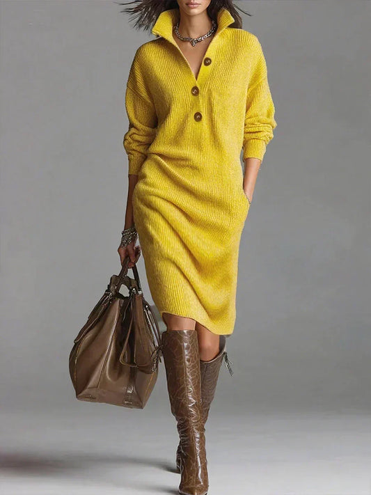 Fatima™ | Chic Sweater Dress - Seldom Seen Styles