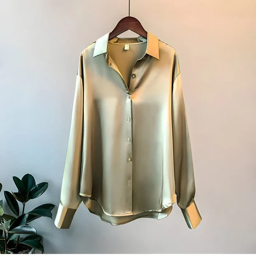 Elegant Silk Blouse - Luxurious Comfort - Seldom Seen Styles
