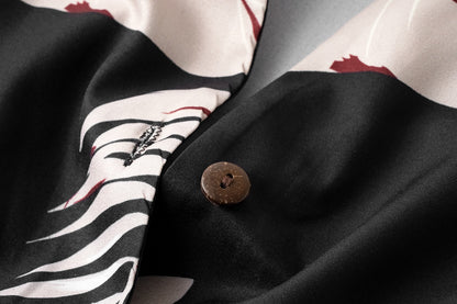 Geblümtes Sommerkleid, Alltags-Freizeitkleider mit Ärmeln, bedrucktes Kleid mit Fünfviertelärmeln