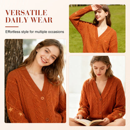 🚀Livraison gratuite🚀Cardigan boutonné pour femme