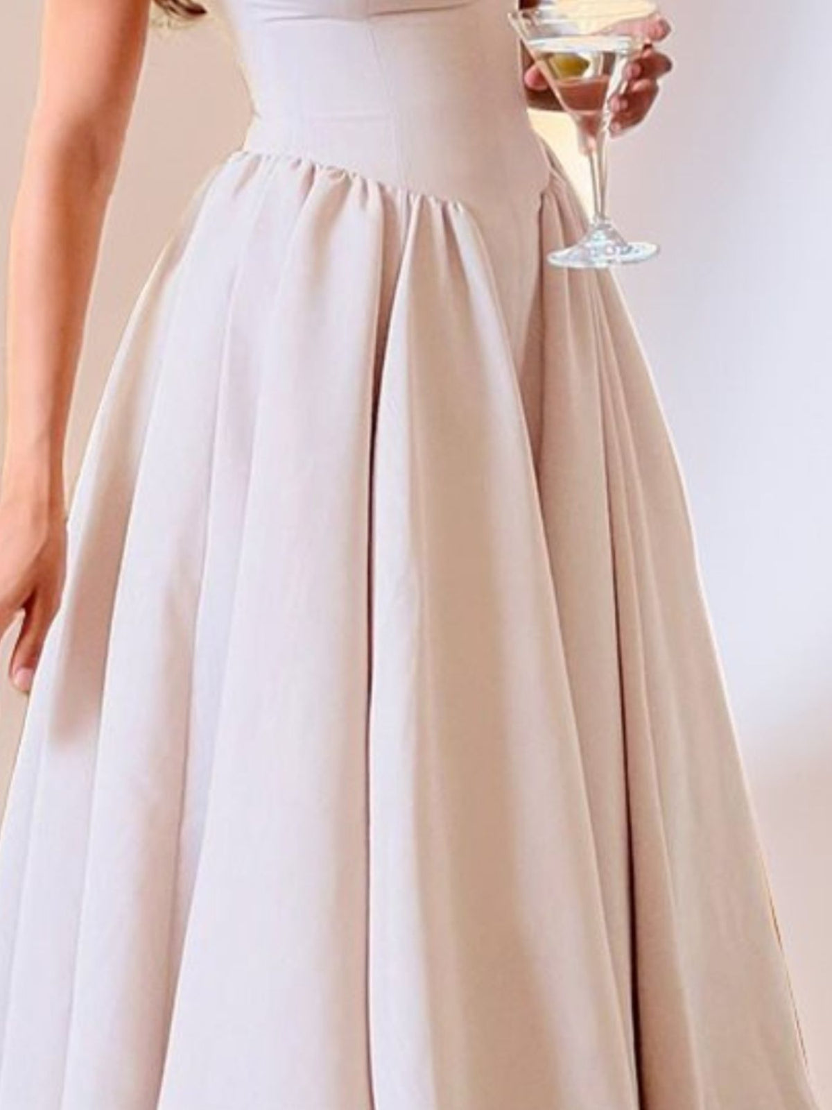Full Size Cap Sleeve A-Line Midi Dress Plus Size - Seldom Seen Styles