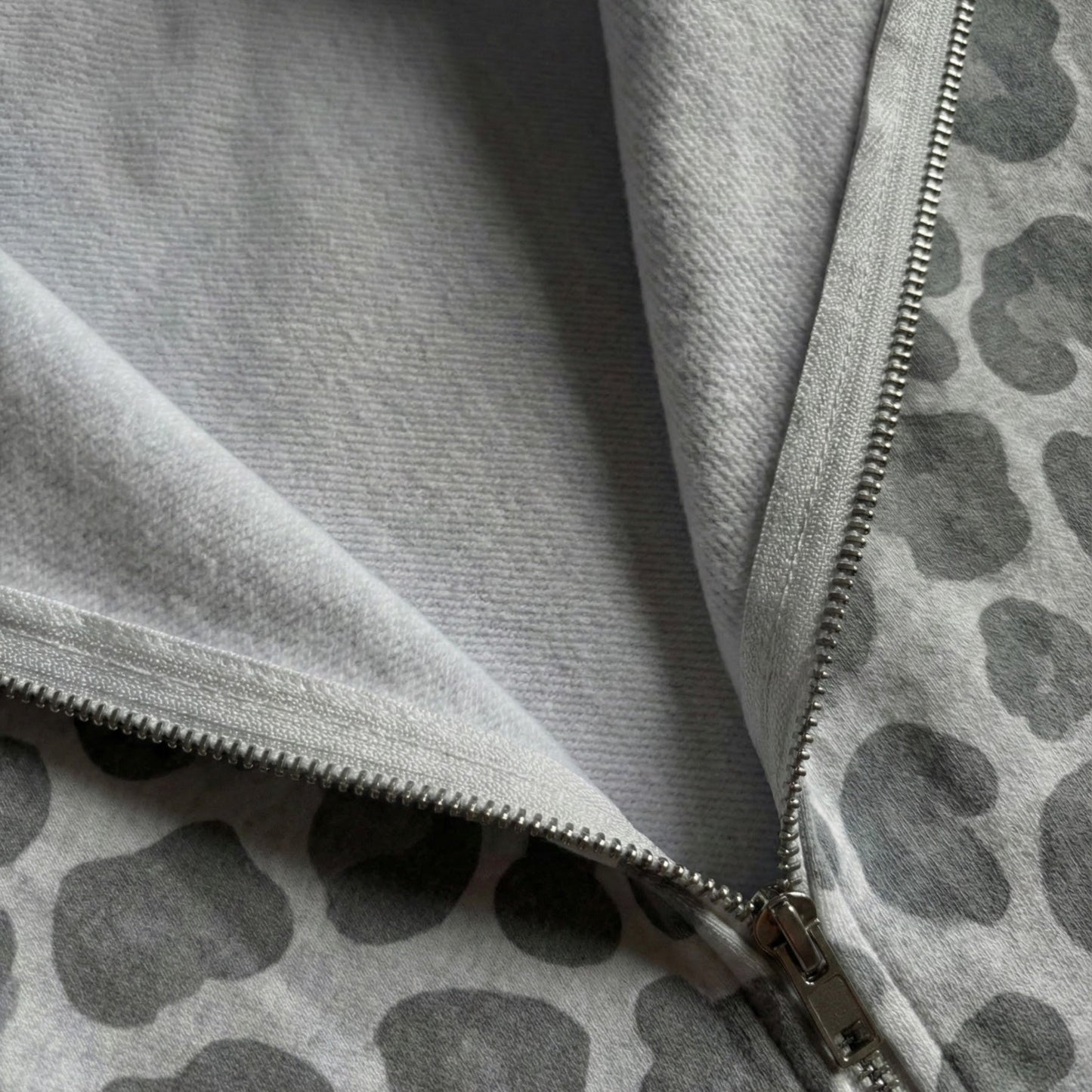 Leopard Zip-Up Hoodie