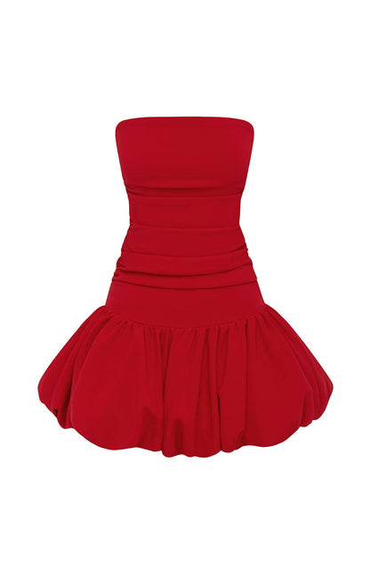 Mini-robe Gemma – Rouge