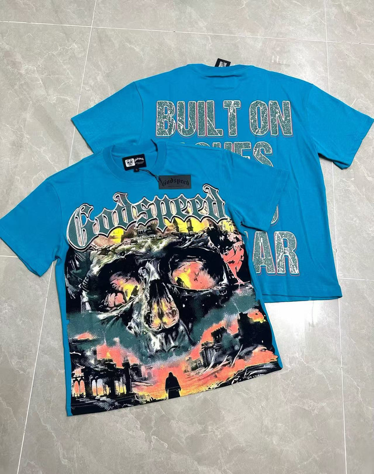 Godspeed Statue of Liberty "Night of the Demigods" Tee - Seldom Seen Styles
