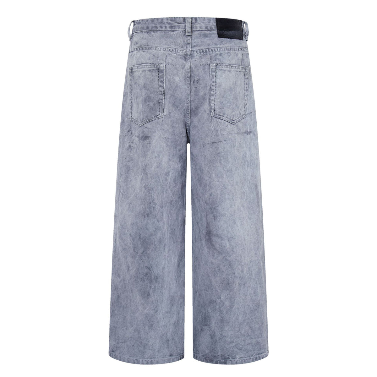 Graffiti Splicing Design Loose Straight Denim Trousers Retro American Niche Streetwear Casual Spring Summer Jeans | Graffiti Drift - Seldom Seen Styles