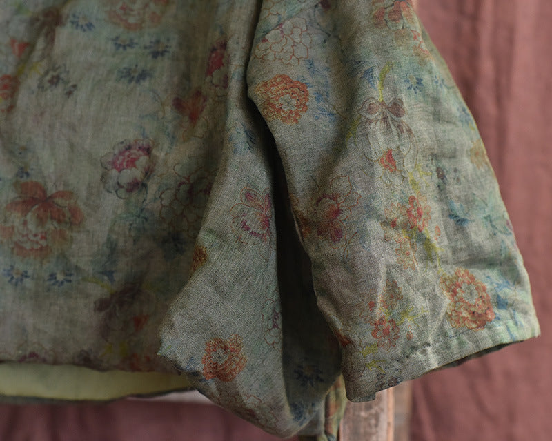 Vintage Bloom Contrast Jacket - Seldom Seen Styles