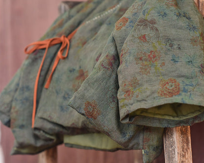 Vintage Bloom Kontrastjacke