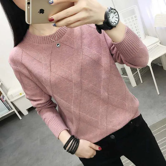 Fdfklak 2023 Neue Frühling Herbst Pullover frauen Twist Pullover Lose Faul Bodenbildung Dicke Pullover Oberbekleidung Pull Femme S-3XL