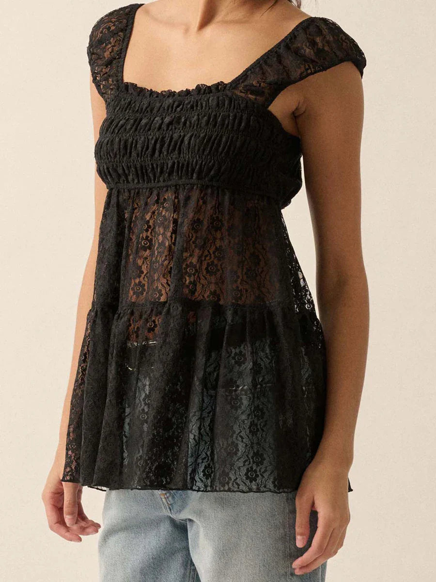 Hadley Summer Cutout Dress Top - Seldom Seen Styles