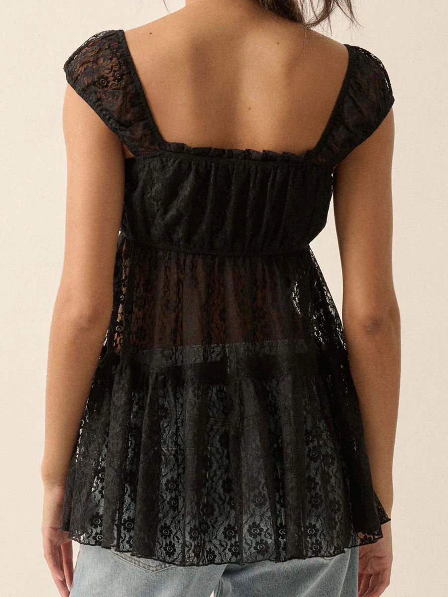 Hadley Summer Cutout Dress Top - Seldom Seen Styles