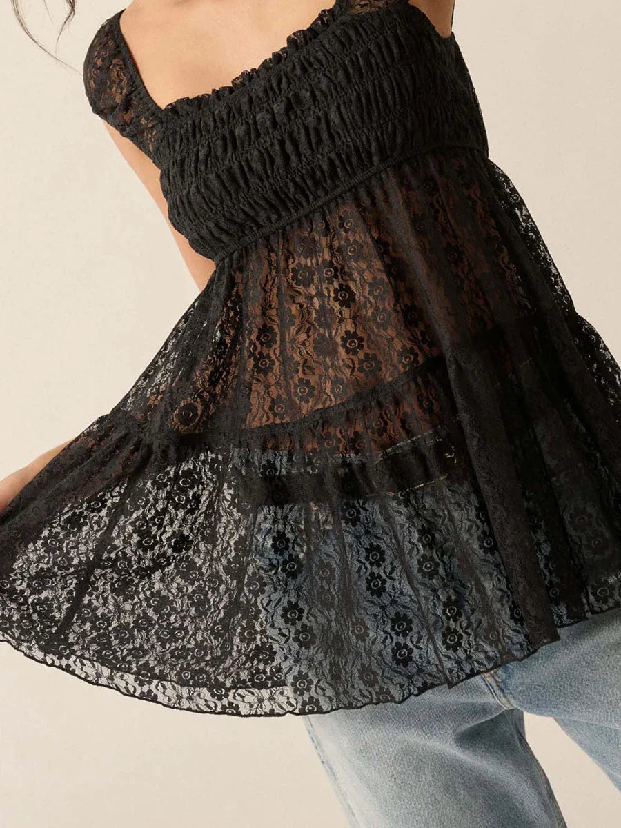 Hadley Summer Cutout Dress Top - Seldom Seen Styles