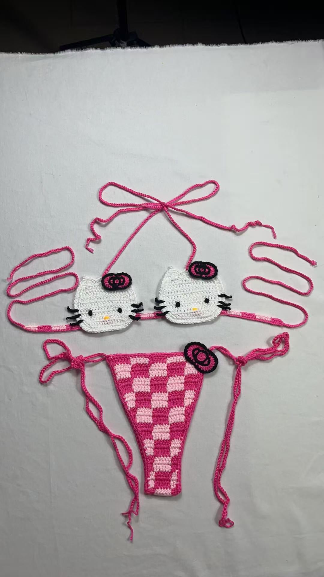 Hello Kitty Crochet Bikini Set - Seldom Seen Styles