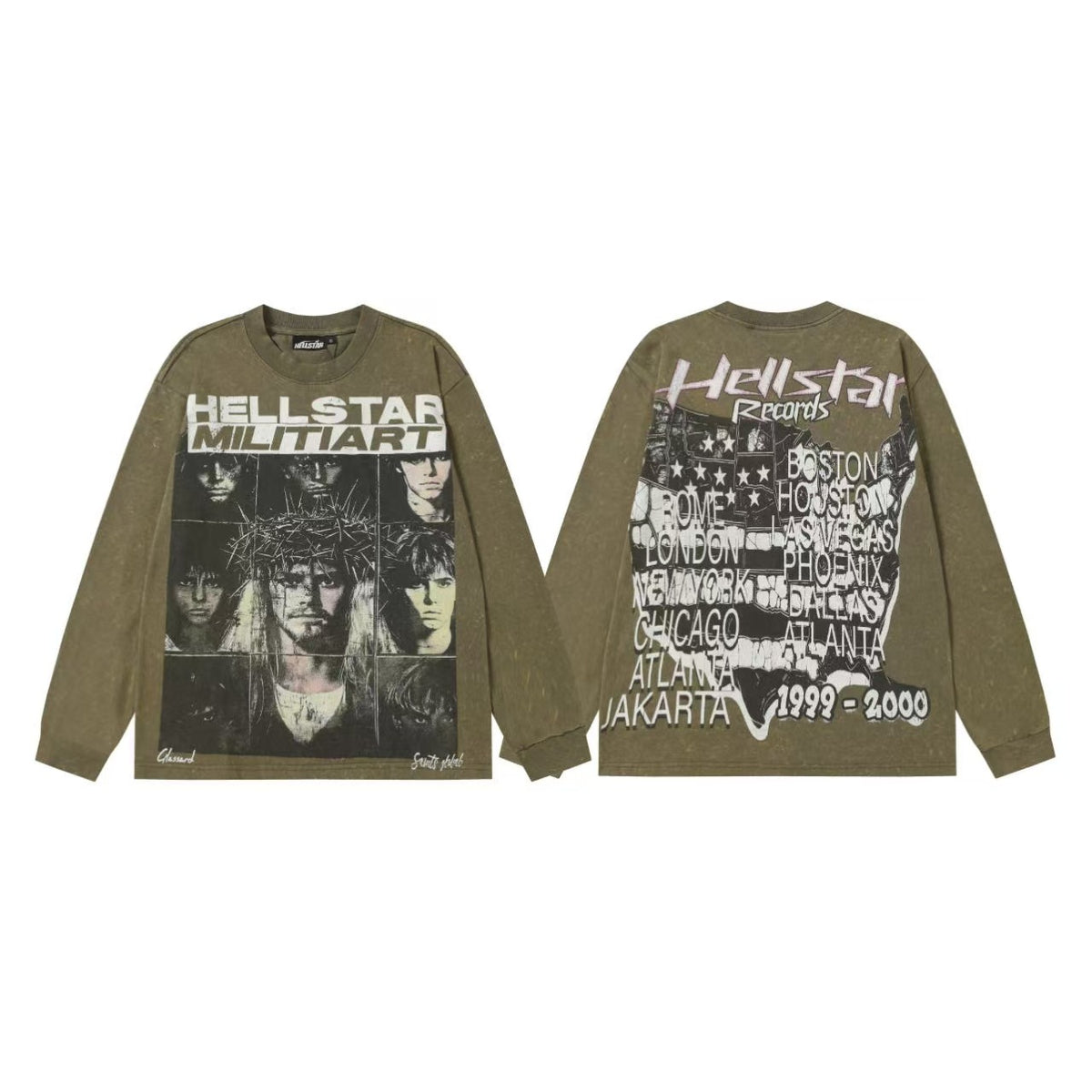 Hellstar “Basketball Skeleton” Long Sleeve Tee - Seldom Seen Styles