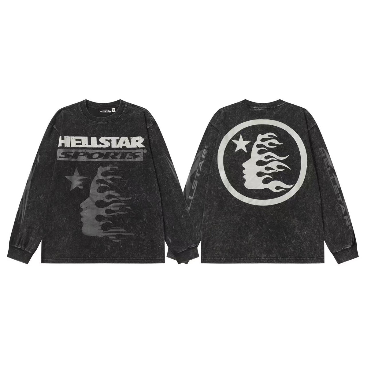 Hellstar “Basketball Skeleton” Long Sleeve Tee - Seldom Seen Styles