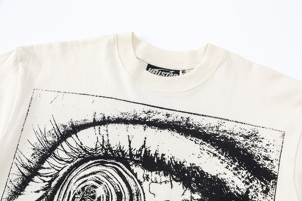 Hellstar Brainwashed T-Shirt - Cream - Seldom Seen Styles