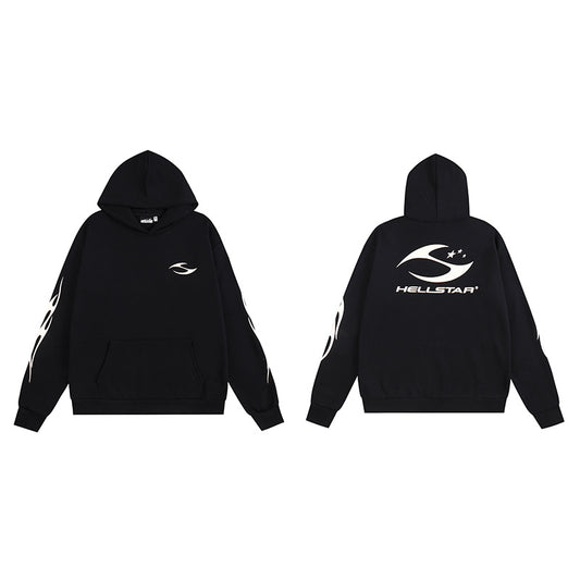 Hellstar Classic Hoodie 'Black/White' - Seldom Seen Styles