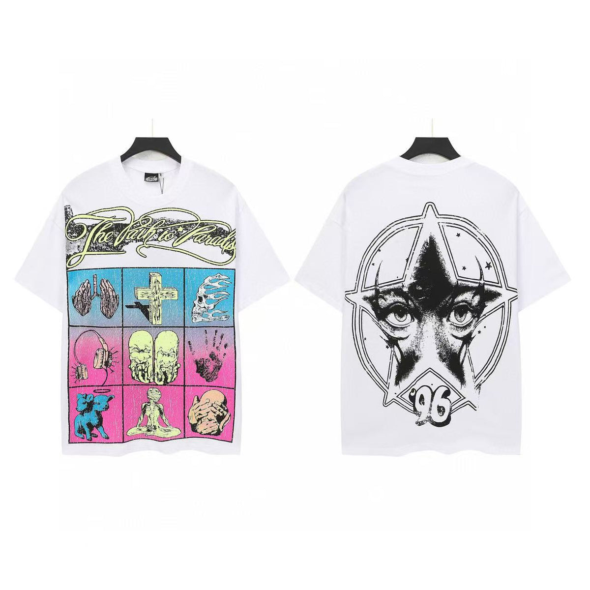 Hellstar "Jesus Wept" T-Shirt / Hellstar "The Path to Paradise" T-Shirt - Seldom Seen Styles