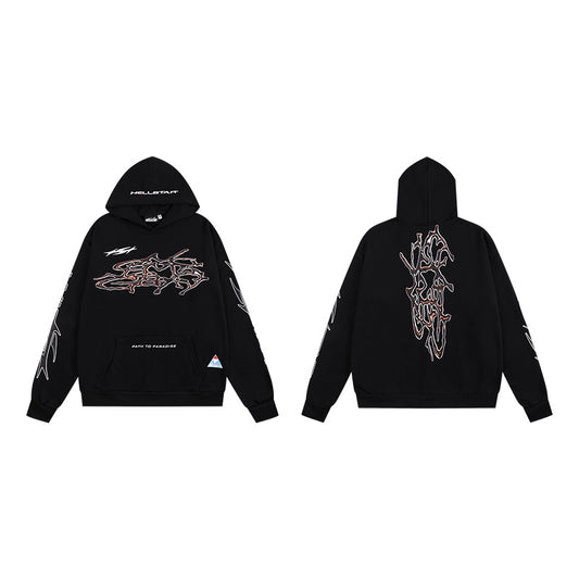 Hellstar Path To Paradise Hoodie 'Washed Black' - Seldom Seen Styles
