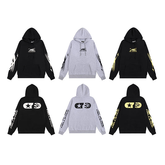 Hellstar Speed Logo Crosshair Hoodie - Seldom Seen Styles