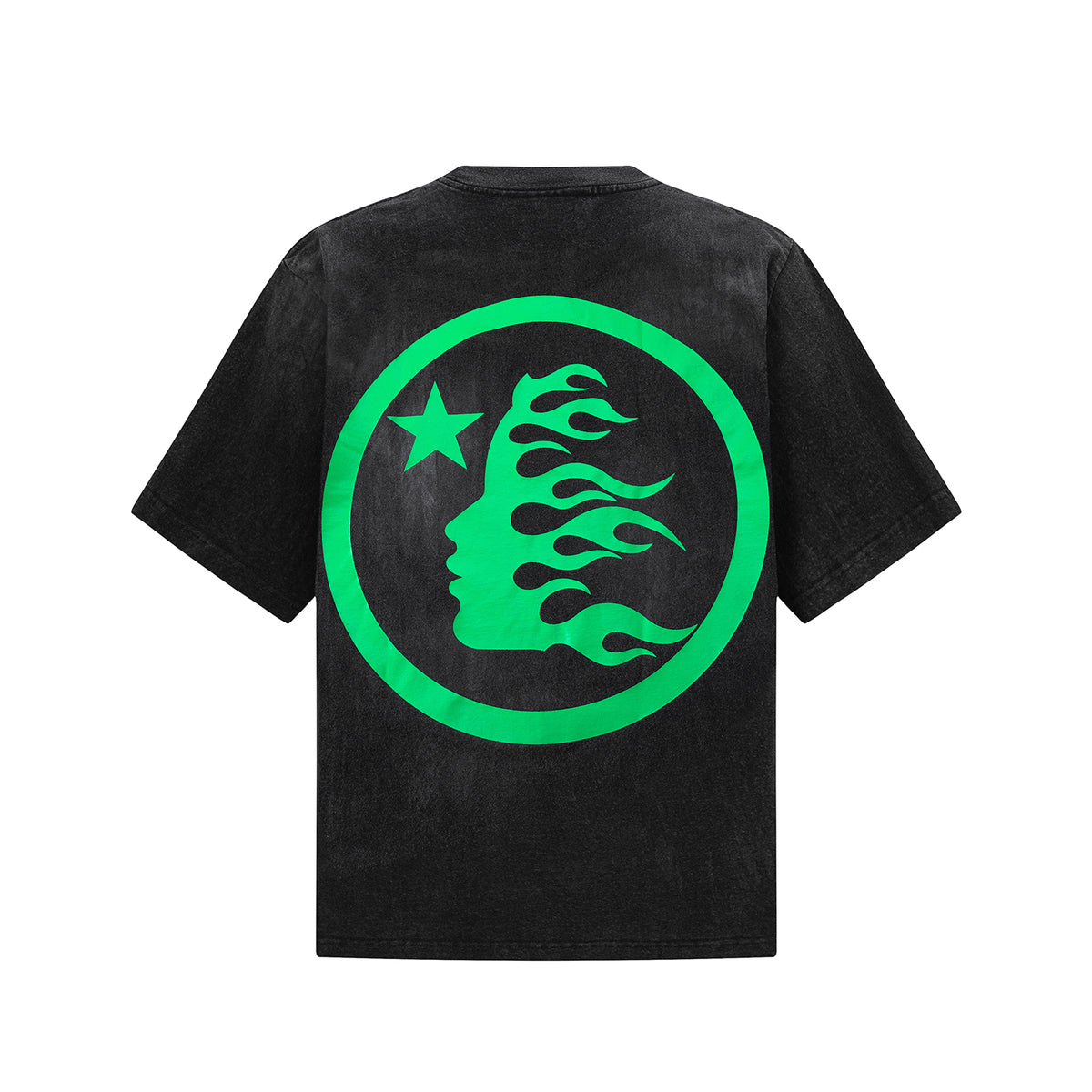Hellstar Sport Logo Gel T-Shirt Black/Green - Seldom Seen Styles