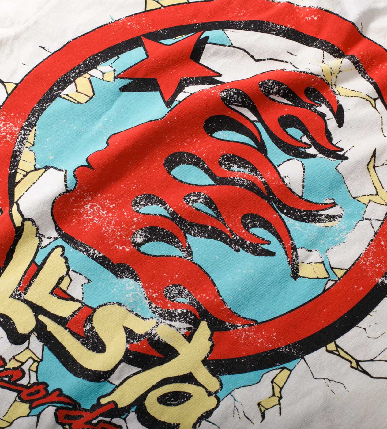 Hellstar Studios Heaven On Earth Cream Tee - Seldom Seen Styles