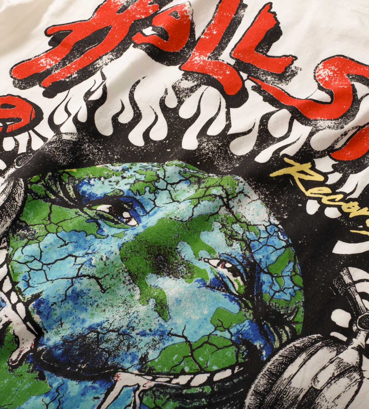 Hellstar Studios Heaven On Earth Cream Tee - Seldom Seen Styles